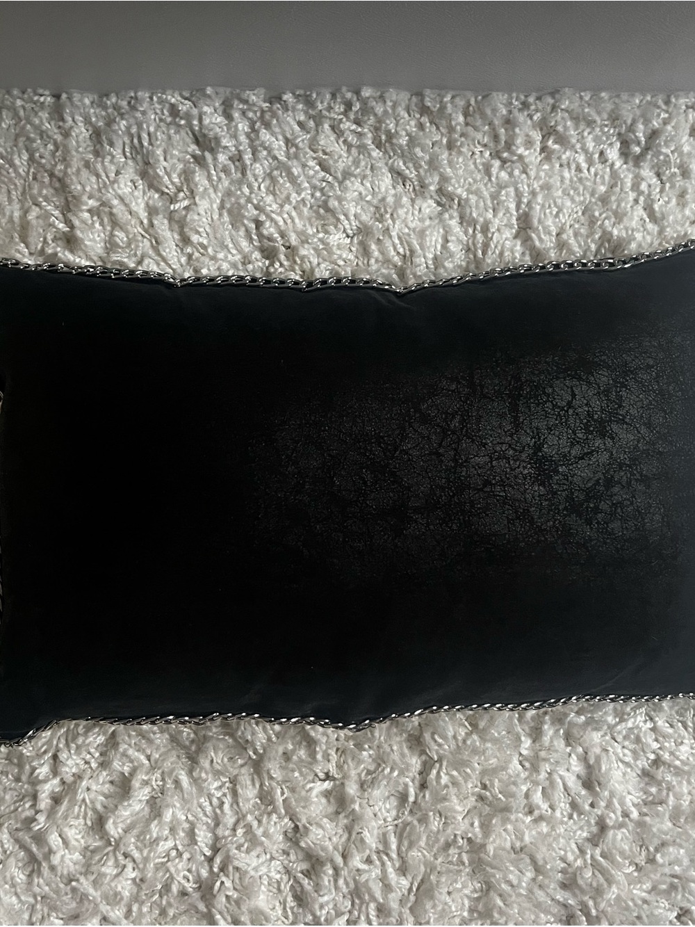 Dormify Black Lumbar Accent Pillow